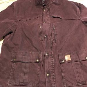 Men’s 2XL Carhartt Canvas Long Winter Jacket
